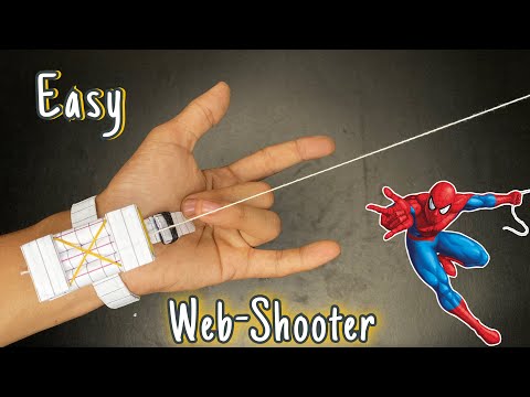 How to make Spider Man web shooter with paper | Spider-Man web shooter making | paper craft