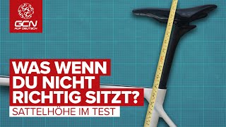 Wie sich die Sitzhöhe auf Gesundheit und Leistung auswirkt | Sattelhöhe im Test