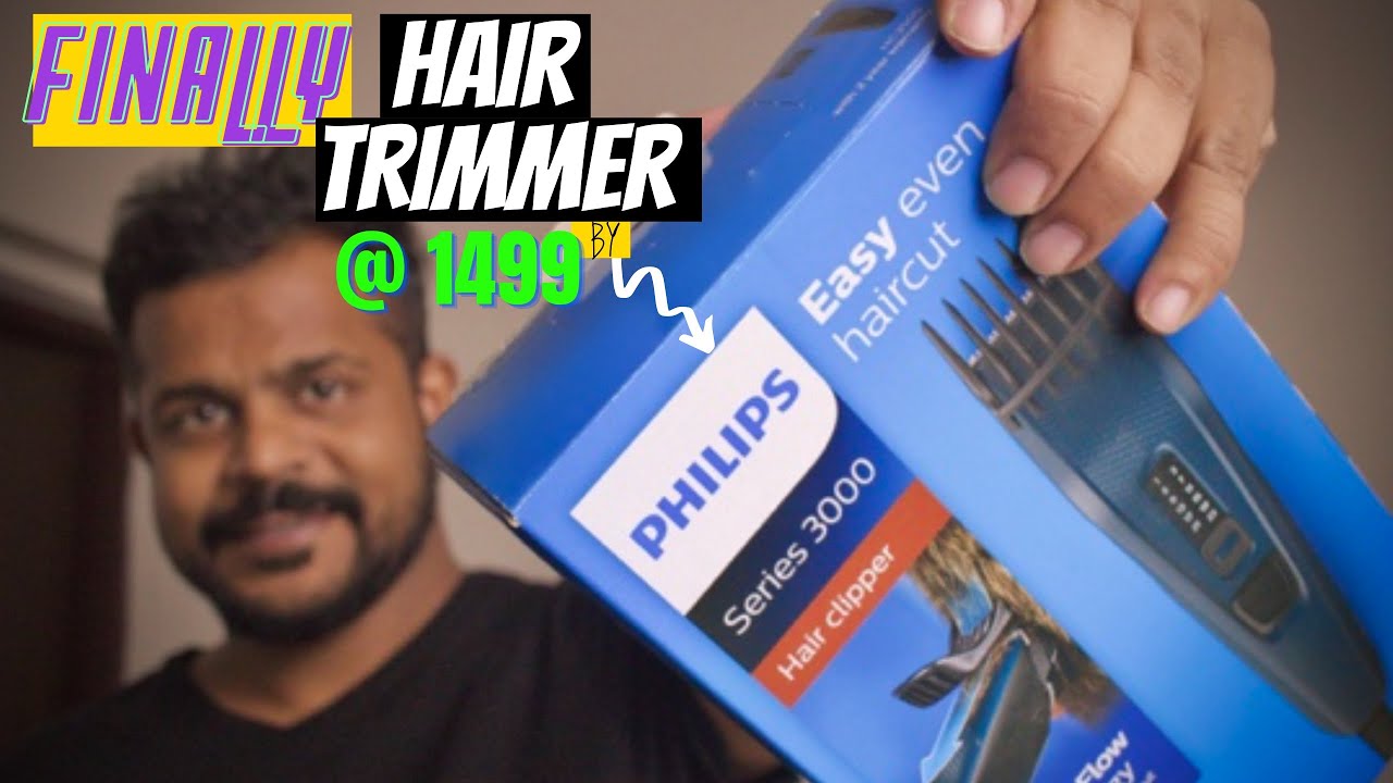 BEST Hair Trimmer Under 1500 : Philips HC 3505 Unboxing & Hands On Review -  YouTube