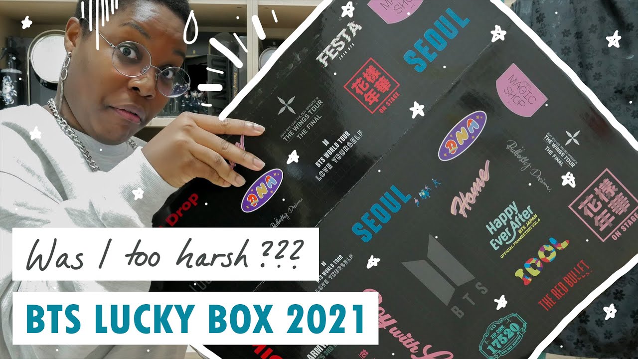BRUTALLY HONEST 🧐 BTS lucky Box Unboxing 🎁 The Haniverse - YouTube