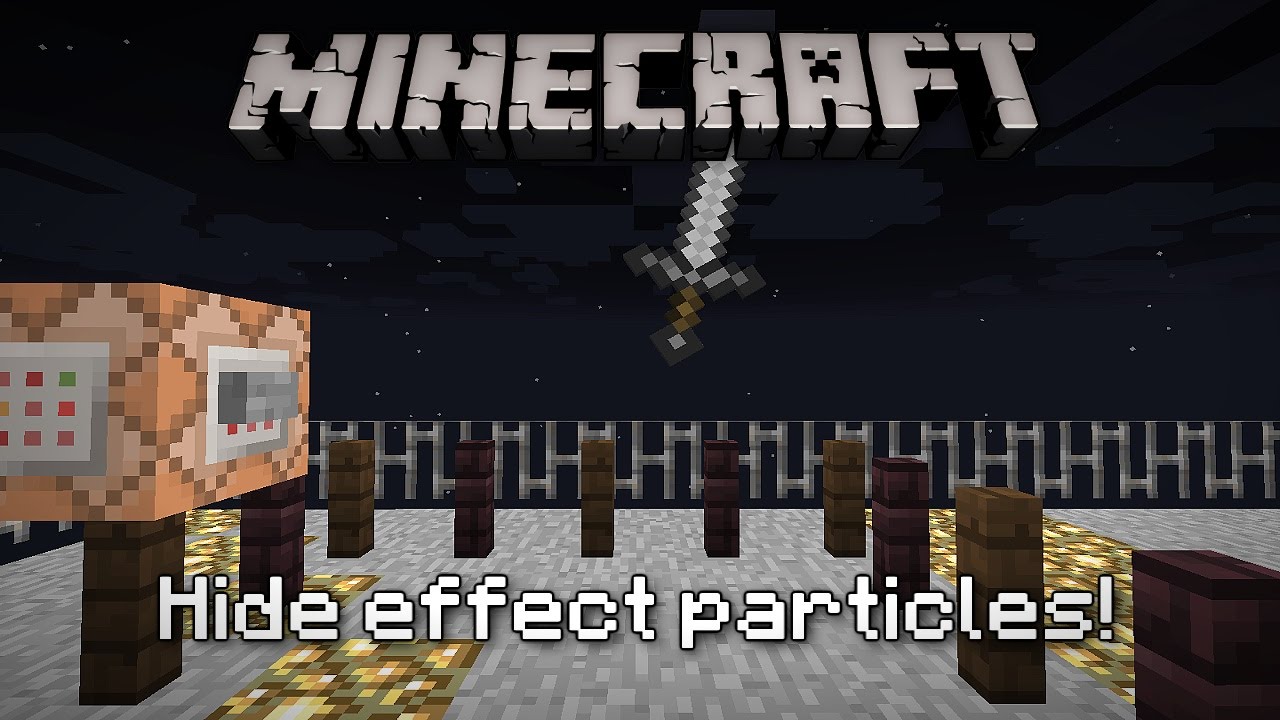 Minecraft: How to hide potion effect particles (Make real invisibility