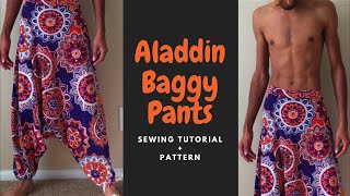 DIY Aladdin/Jasmine Baggy Pants Sewing Tutorial