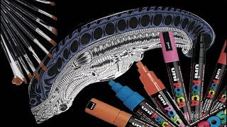 Time lapse toile Alien