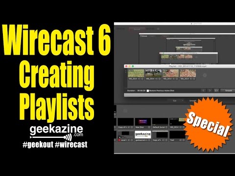 Wirecast 6 Tutorial: Creating Playlists in Wirecast 6