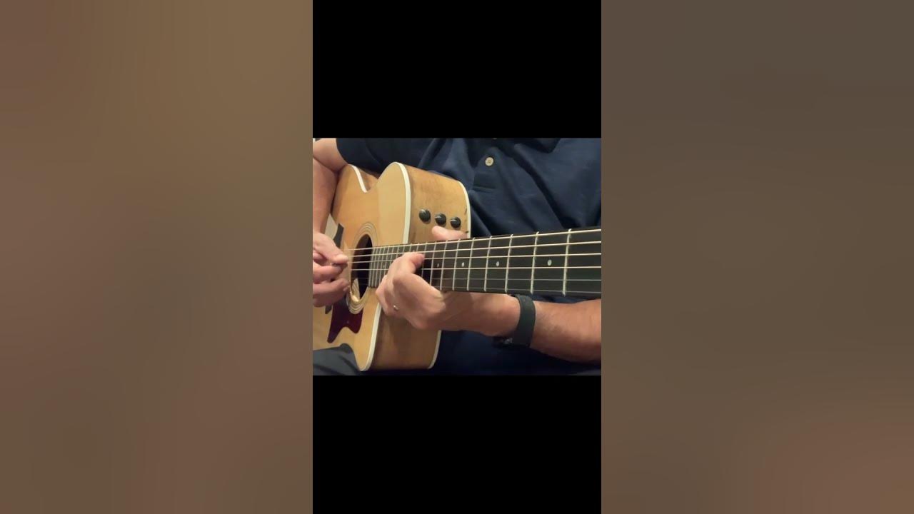 Phil Collins - In The Air Tonight - Acoustic Guitar Solo - Classic Rock Cover #shorts