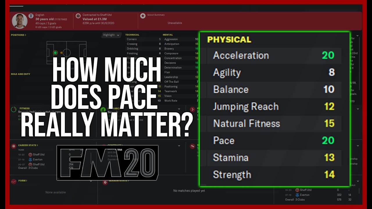 how-much-does-pace-really-matter-fm20-experiment-youtube