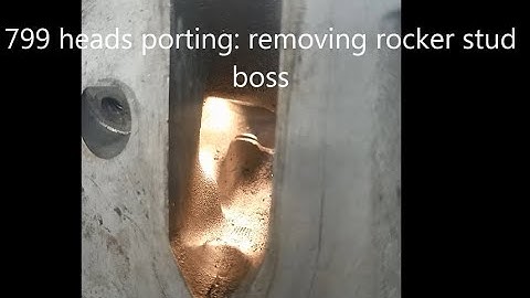 799 LS heads step 4 removing rocker stud lump