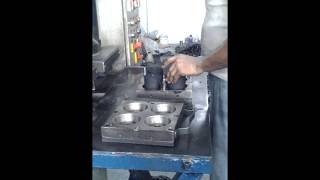 Rubber molding machine
