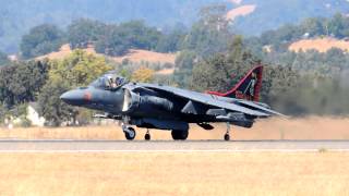 Wings Over Wine Country airshow 2012 AV-8B Harrier takeoff