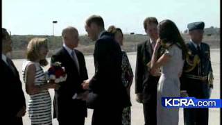 Watch: Prince William, Kate Arrive In California