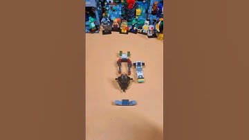 Use building blocks to transform mecha body - demo 1 #buildingblocks #brickbuilder