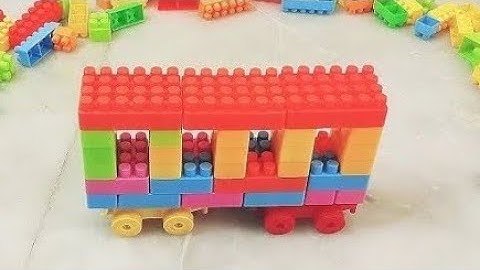 Satisfying DIY Bus/ASMR building blocks/ relaxation#satisfying  #asmr#asmrsounds#buildingblocks