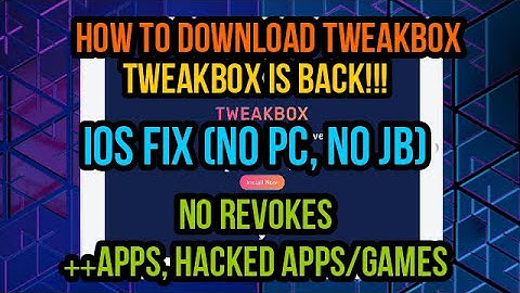TWEAKBOX WORKING!! Download Paid Apps, Hacked Apps, ++Apps (NO JAILBREAK, NO PC)