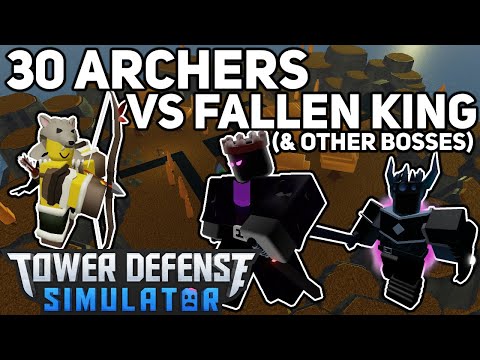 40 Cowboys Vs Fallen King Other Bosses Tower Defense Simulator Youtube - demoman roblox tower defense simulator wiki fandom