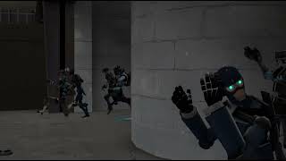 first SFM Test Animation: Factory Self Destruct Evacuation