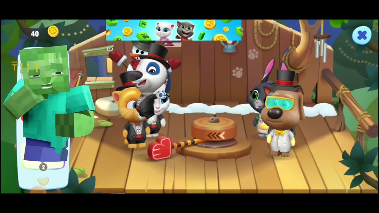 Talking Tom & Friends #talkingtom #minecraft - YouTube