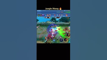 Jungle Xborg 🔥 #xborg #mobilelegends #mlbb #shorts #short #gameplay @Jheayn #outplayed #1vs4