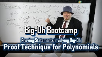 General Big-Oh Proof Technique for Polynomials [Big-Oh Bootcamp]
