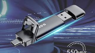 SSK 256 Dual USB C Flash Drive Review | ✅ BEST Amazon USB-C Flash Drives for iPhones and Androids