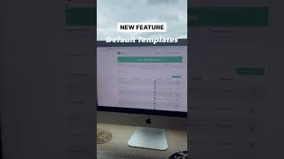 New Feature: Default Templates screenshot 3