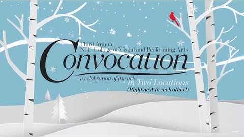 Third Annual NIU Arts Convocation spot