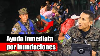 Rees Épicos De La Fuerza Armada Y Ayuda Inmediata En Plena Inundación