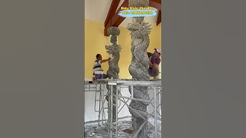 Đắp  Rồng Quấn Cột - Điêu Khắc Thế Anh - Sdt : 0968890138 Thiết Kế - Thi Công Điêu Khắc  Toàn Quốc