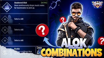 (AFTER UPDATE) ALOK CHARACTER BEST COMBINATION || BEST CHARACTER COMBINATION FOR CS RANK & BR RANK