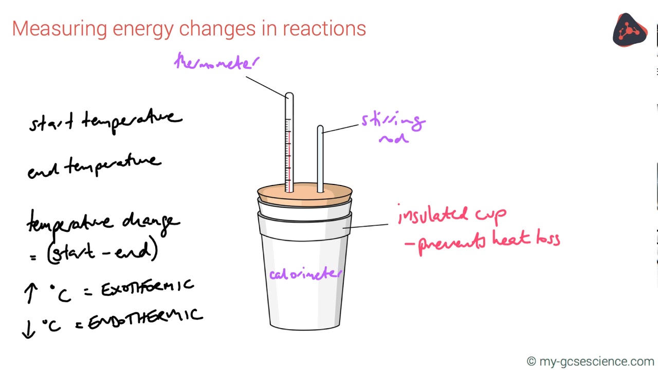GCSE Chemistry Exothermic and endothermic reactions (AQA 9 ...