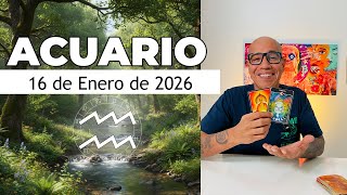 Acuario Horóscopo De Hoy 16 De Enero 2026