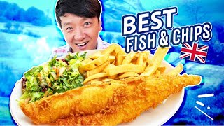 Best FISH & CHIPS in The UK | BUSINESS CLASS Train LONDON to PARIS