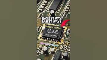 This is the easiest way to install the Winbond 25Q32BVSIG (32M-bit (4MB) serial Flash memory chip)