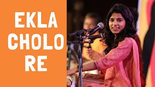 Video thumbnail of "Ekla Cholo Re (Rabindranath Tagore)-  Maithili Thakur, Rishav Thakur, Ayachi Thakur"