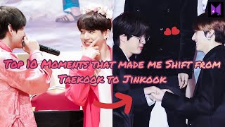Top 10 Moments that made me shift from Taekook to Jinkook + BONUS Clips [BTS Jungkook & Jin]