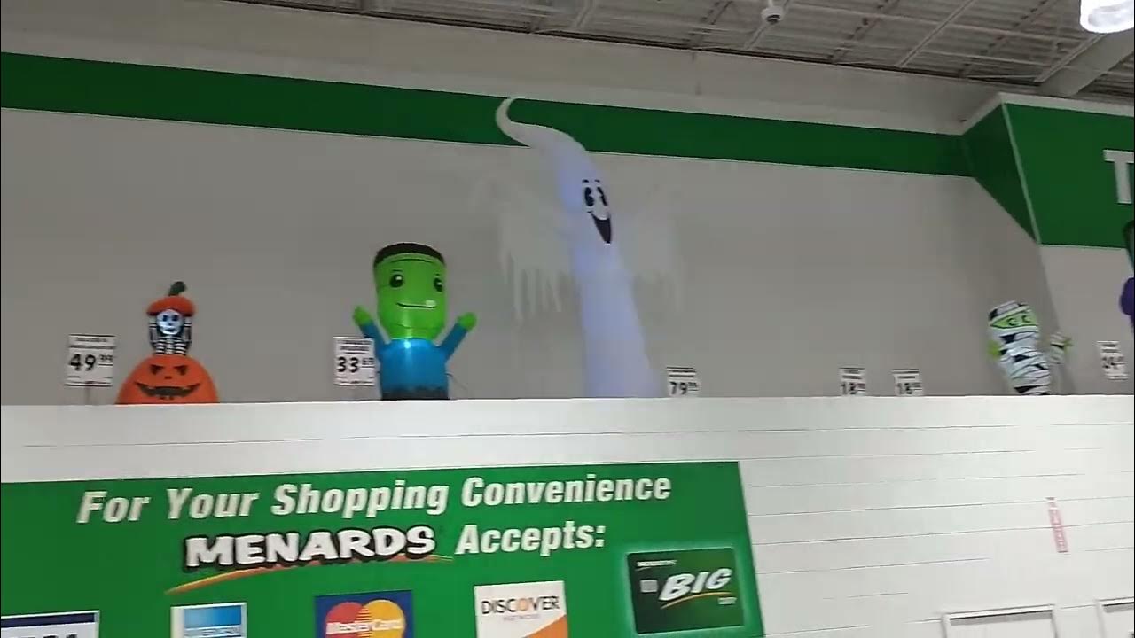 Menards Halloween inflatable YouTube