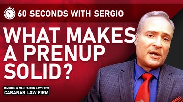 What Makes a Prenup or Prenuptial Agreement SOLID?