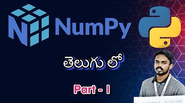 NumPy in Telugu | Part - 1 | Prasad Machine Learning in Telugu