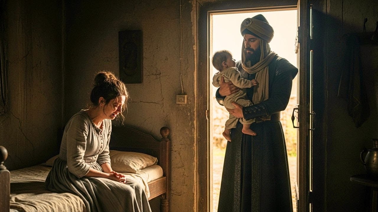 El Sultán llegó con un niño atragantándose, pero vio a una joven llorar por su hijo perdido...