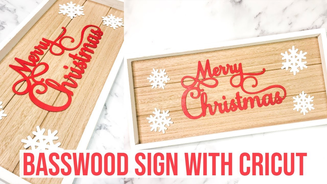 CRICUT MAKER BASSWOOD SIGN 12TH DAY OF CRAFTMAS 