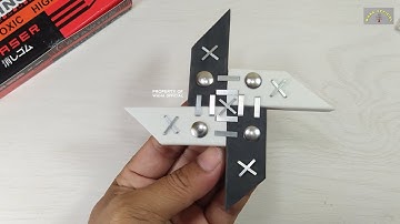 Pemadam gasing viral || Tutorial Membuat Pemadam Gasing SHURIKEN Hitam Putih Terbaru 