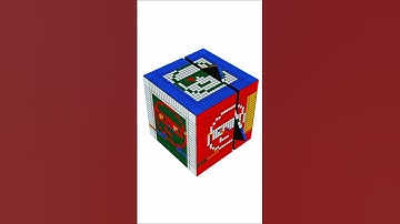 🤯Mosaic art 😎 from Rubik