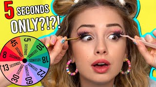 TIME PRESSURE Makeup Challenge *HUGE MESS*