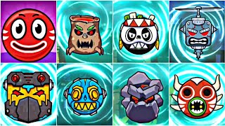 Roller Ball X - Red Ball Gameplay -Fight All Bossesios, Android