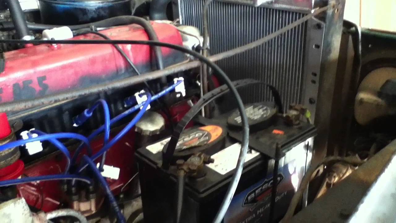 Landcruiser 3.9 F motor start - YouTube