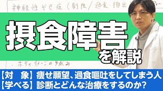 摂食障害について診断・治療解説（概論）＃摂食障害　＃過食嘔吐　＃神経性やせ症　＃神経性過食症　＃過食性障害　#早稲田メンタルクリニック #精神科医 #益田裕介 / Eating disorder