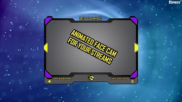 Design animated twitch overlay face cam screen panel alerts - Best Graphics for Streamers service