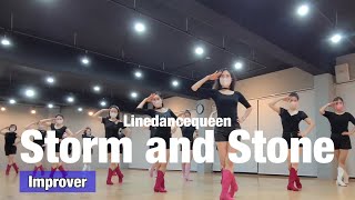 Storm and Stone Line Dance l Improver l 스텀 앤드 스톤 라인댄스 l Linedancequeen