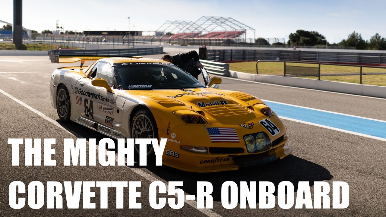 Corvette C5-R onboard - Paul Ricard circuit
