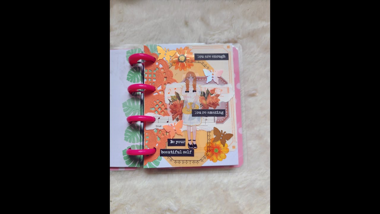 ASMR Aesthetic Journaling 🧡 Orange Theme #shorts #asmr #journal