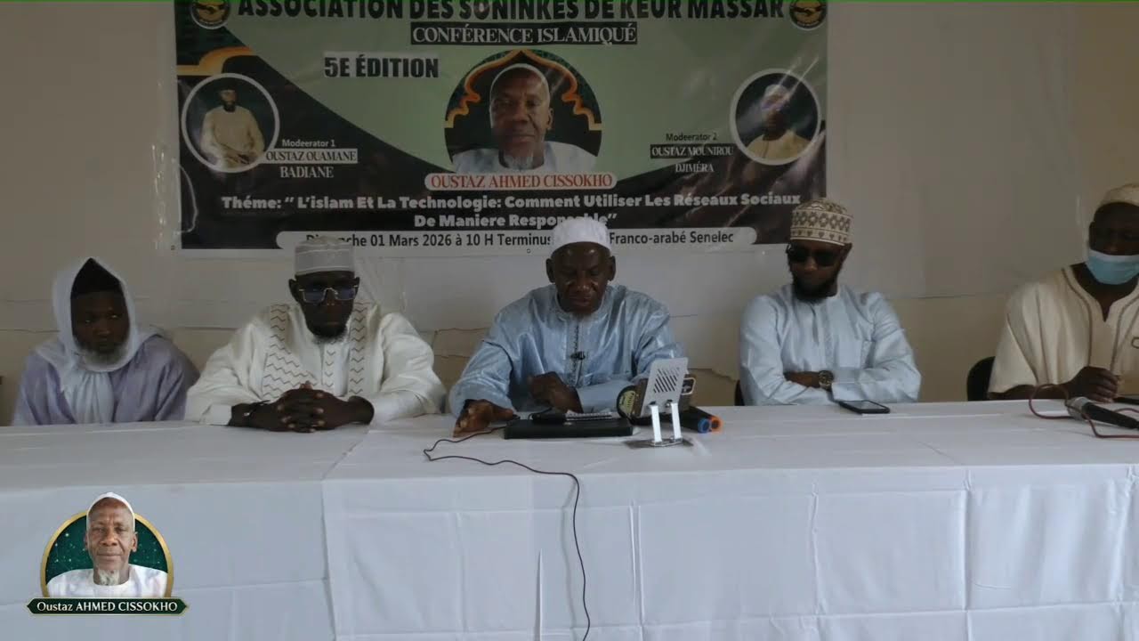 En Direct conférence de l'association des soninké de Keur Massar